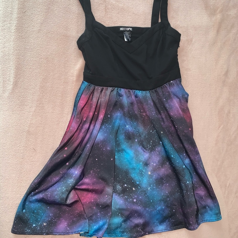 Galaxy skater dress